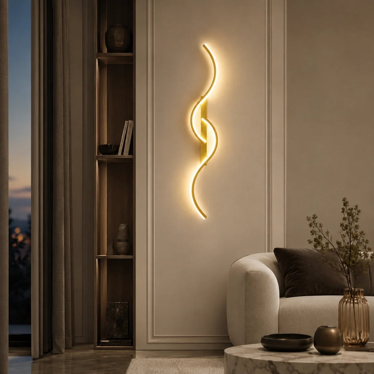 Arandela Aria LED Escultural
